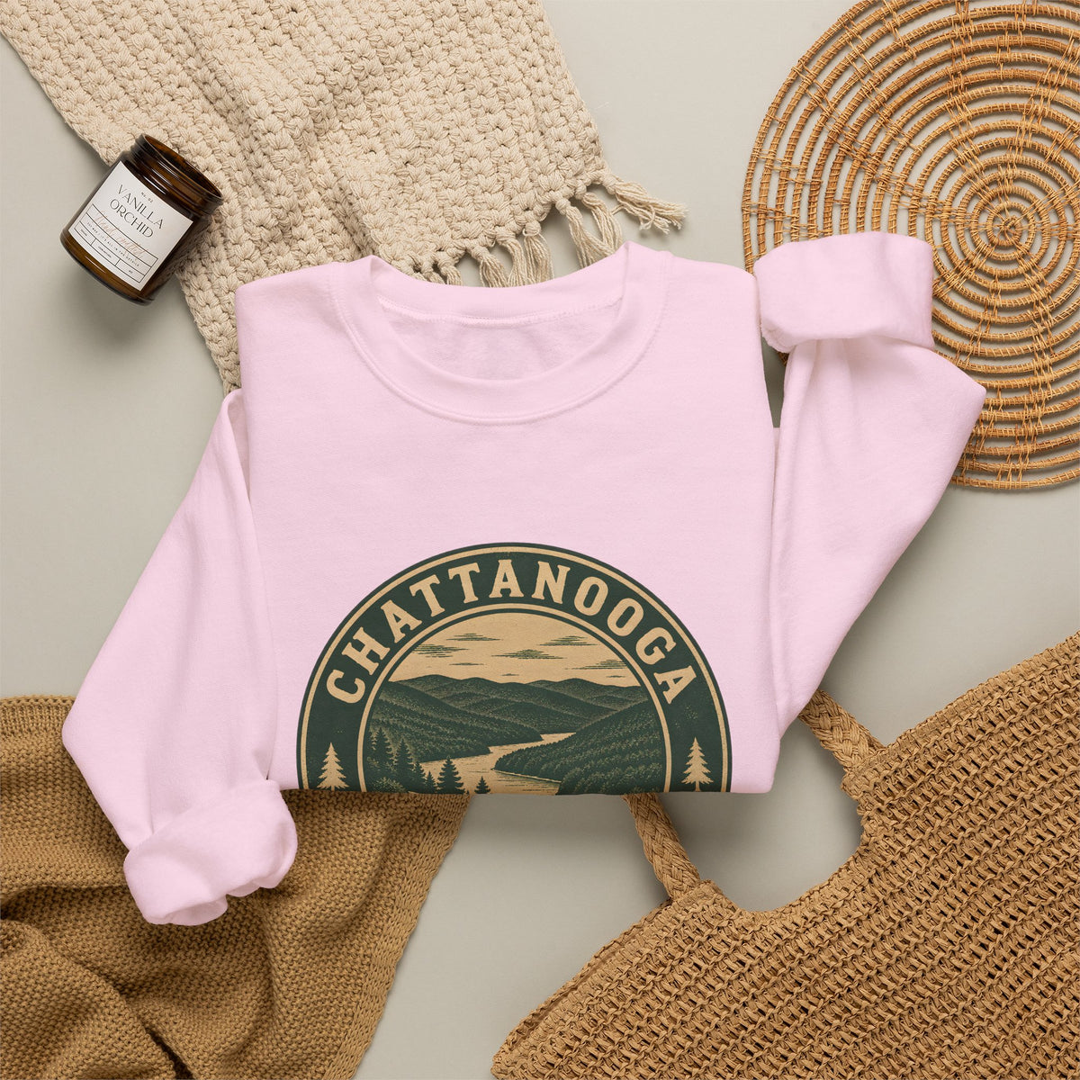 Chattanooga Park Badge Crewneck Sweatshirt