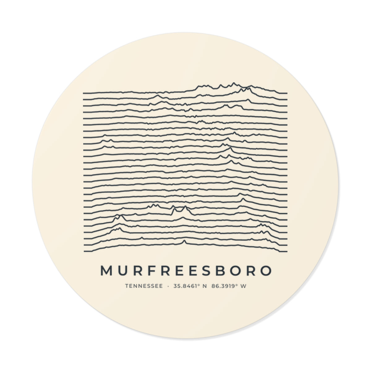 Murfreesboro Ridgeline Sticker