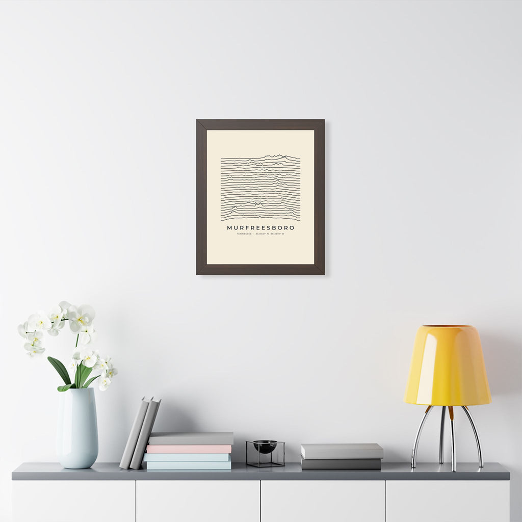 Murfreesboro Ridgeline Framed Print