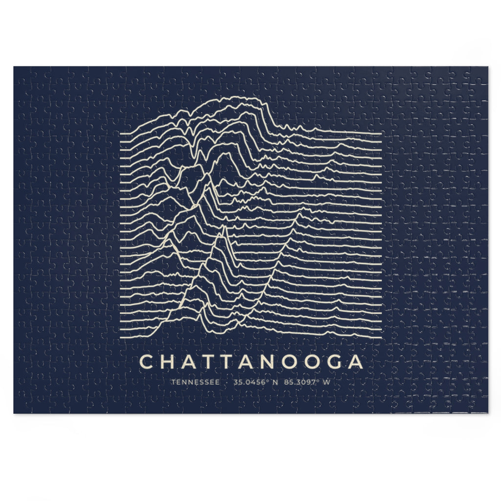 Chattanooga Ridgeline Puzzle (Navy)