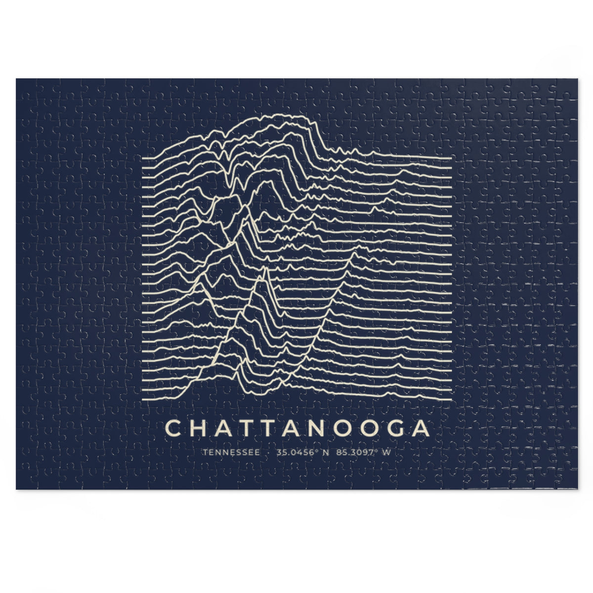 Chattanooga Ridgeline Puzzle (Navy)