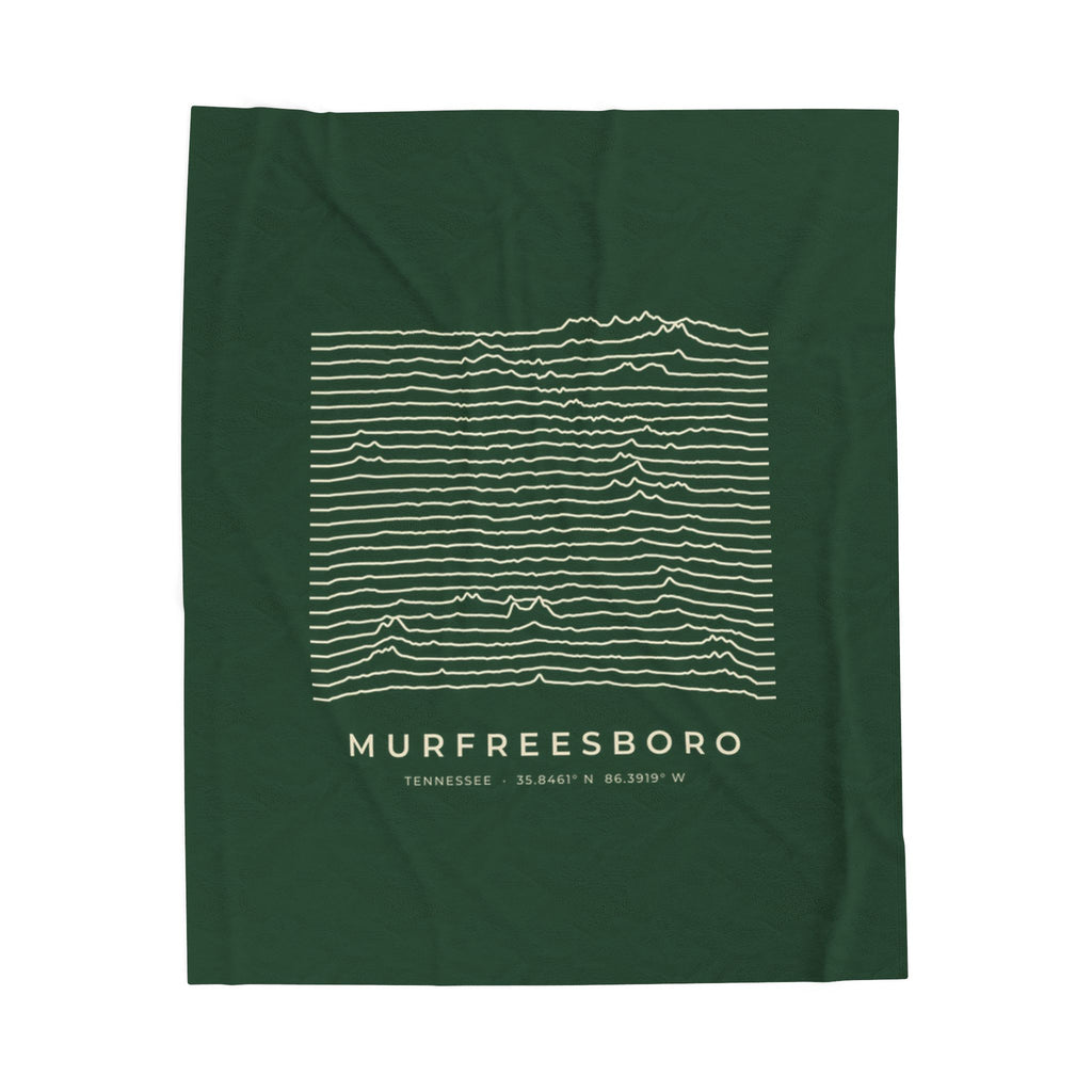 Murfreesboro Ridgeline Blanket (Forest Green)