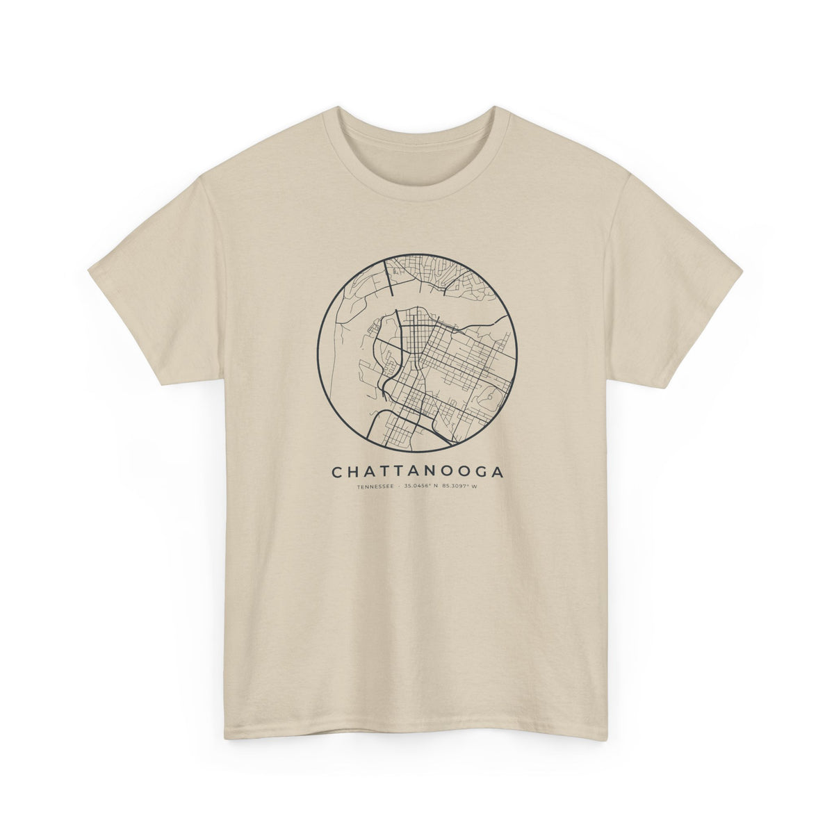 Chattanooga Street Map T-Shirt