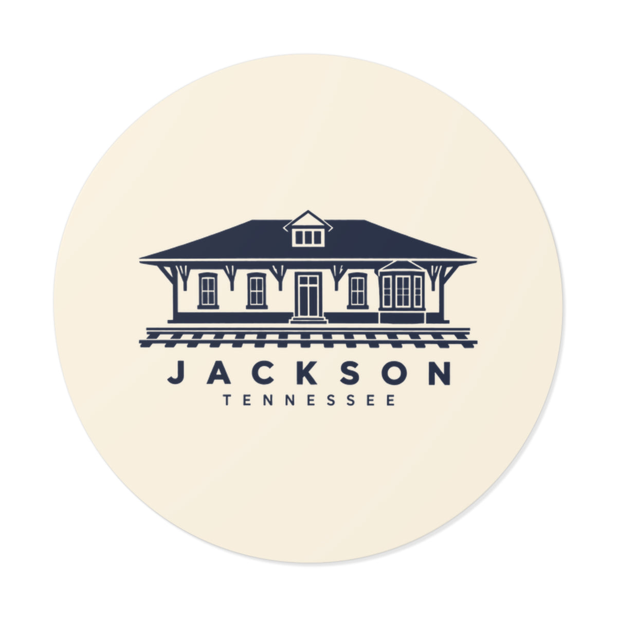 Jackson Train Depot Sticker