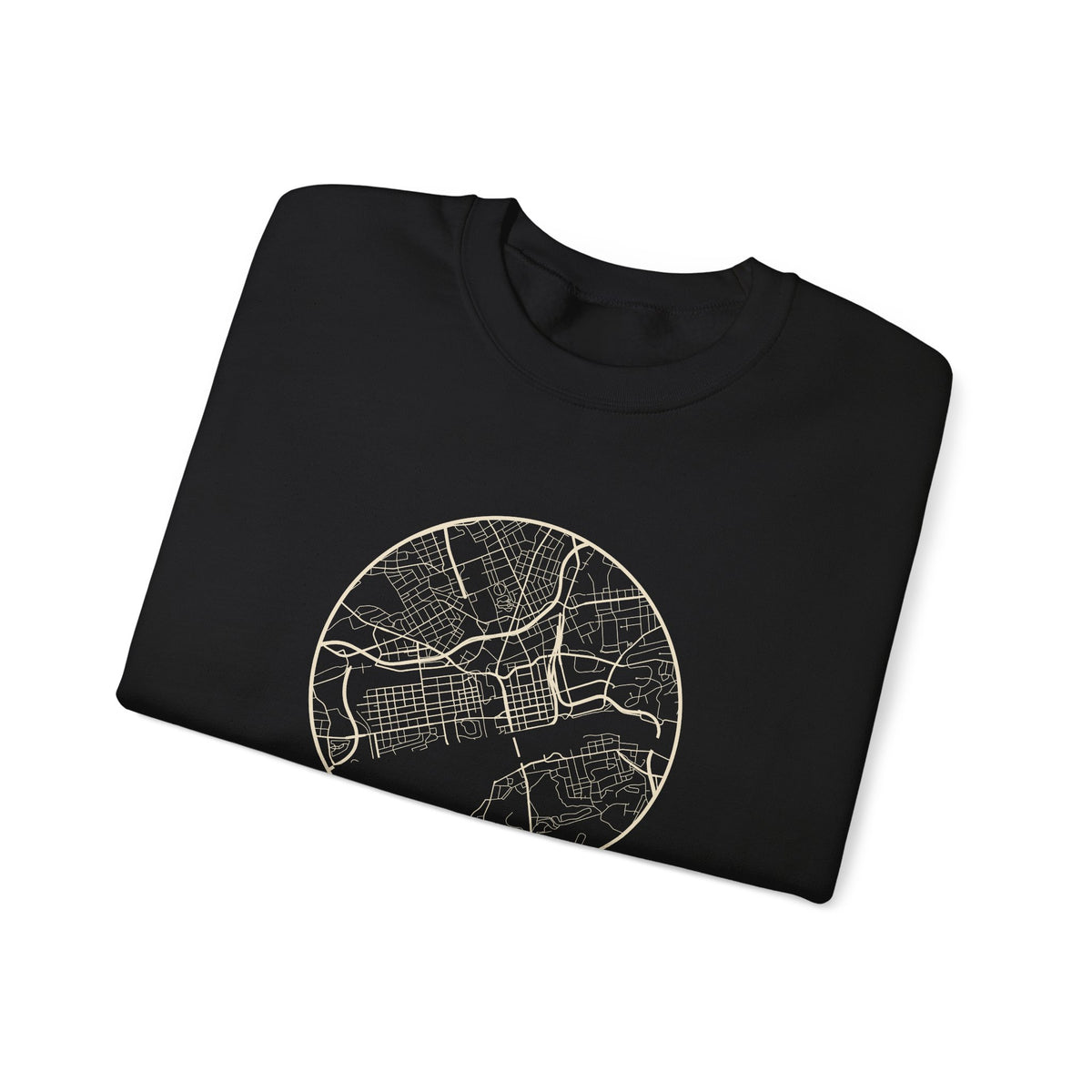 Knoxville Street Map Crewneck Sweatshirt