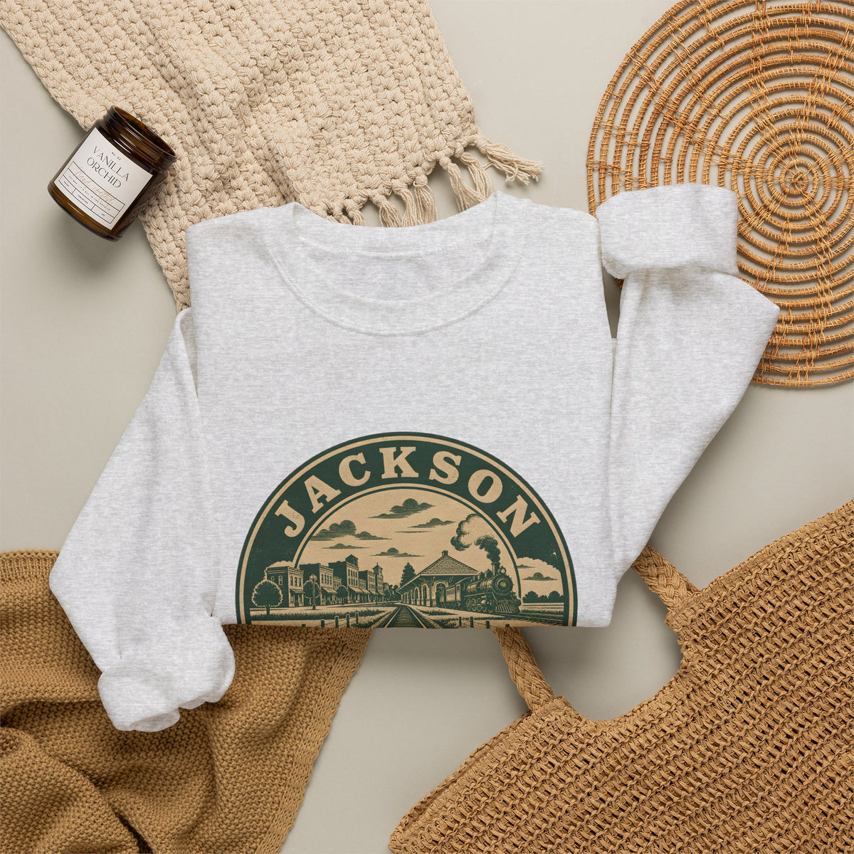 Jackson Park Badge Crewneck Sweatshirt