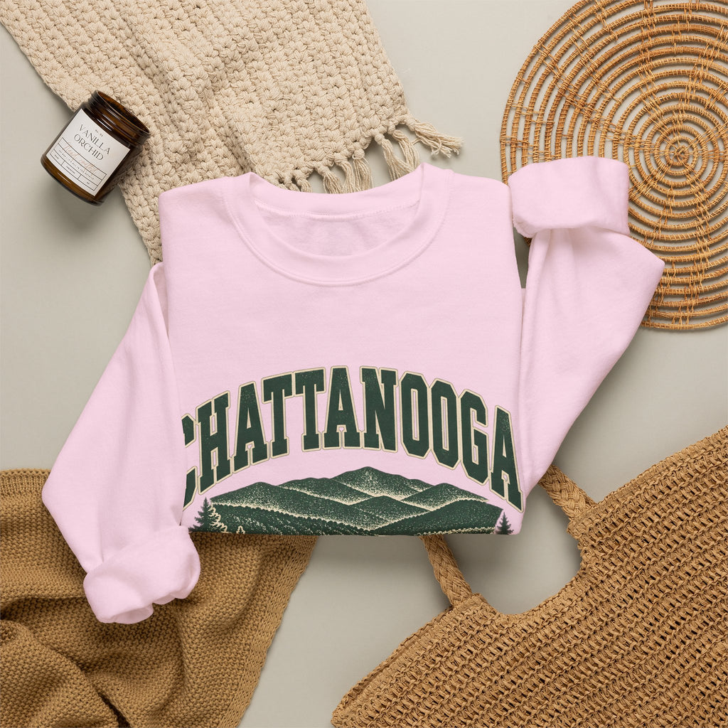 Chattanooga Vintage Varsity Crewneck Sweatshirt