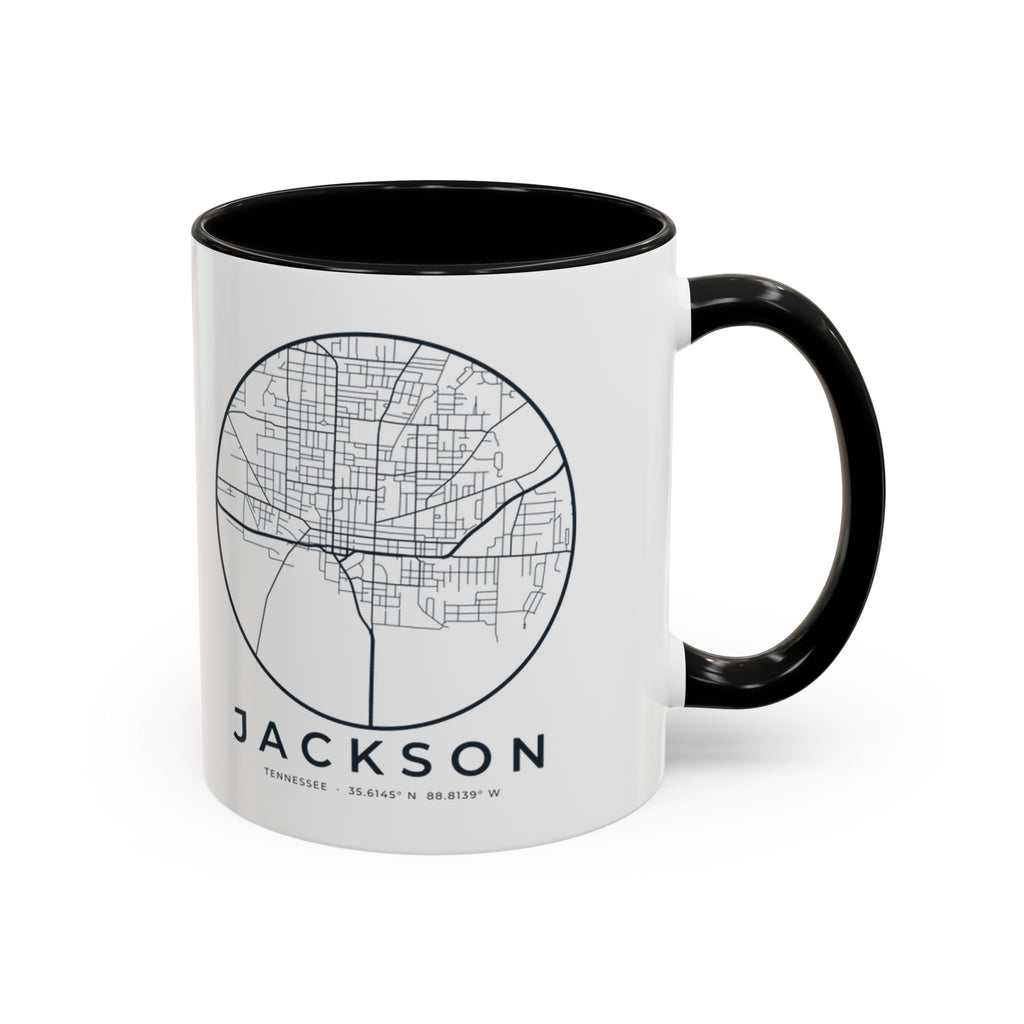 Jackson Street Map Accent Mug