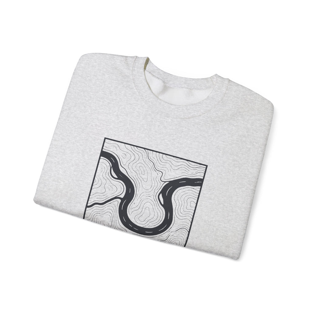 Knoxville Topo Map Crewneck Sweatshirt