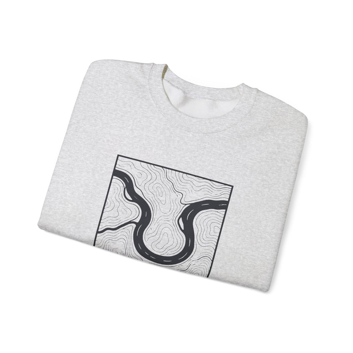 Knoxville Topo Map Crewneck Sweatshirt