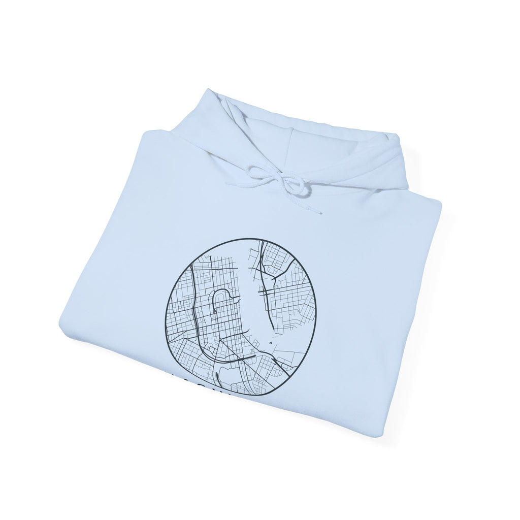Nashville Street Map Hoodie