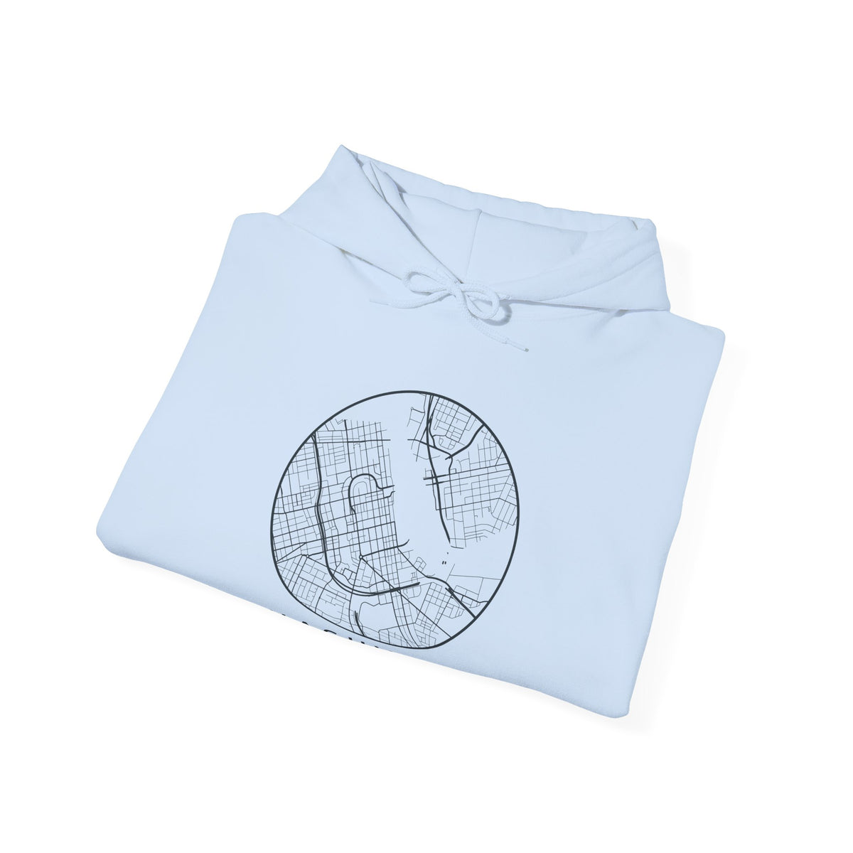 Nashville Street Map Hoodie