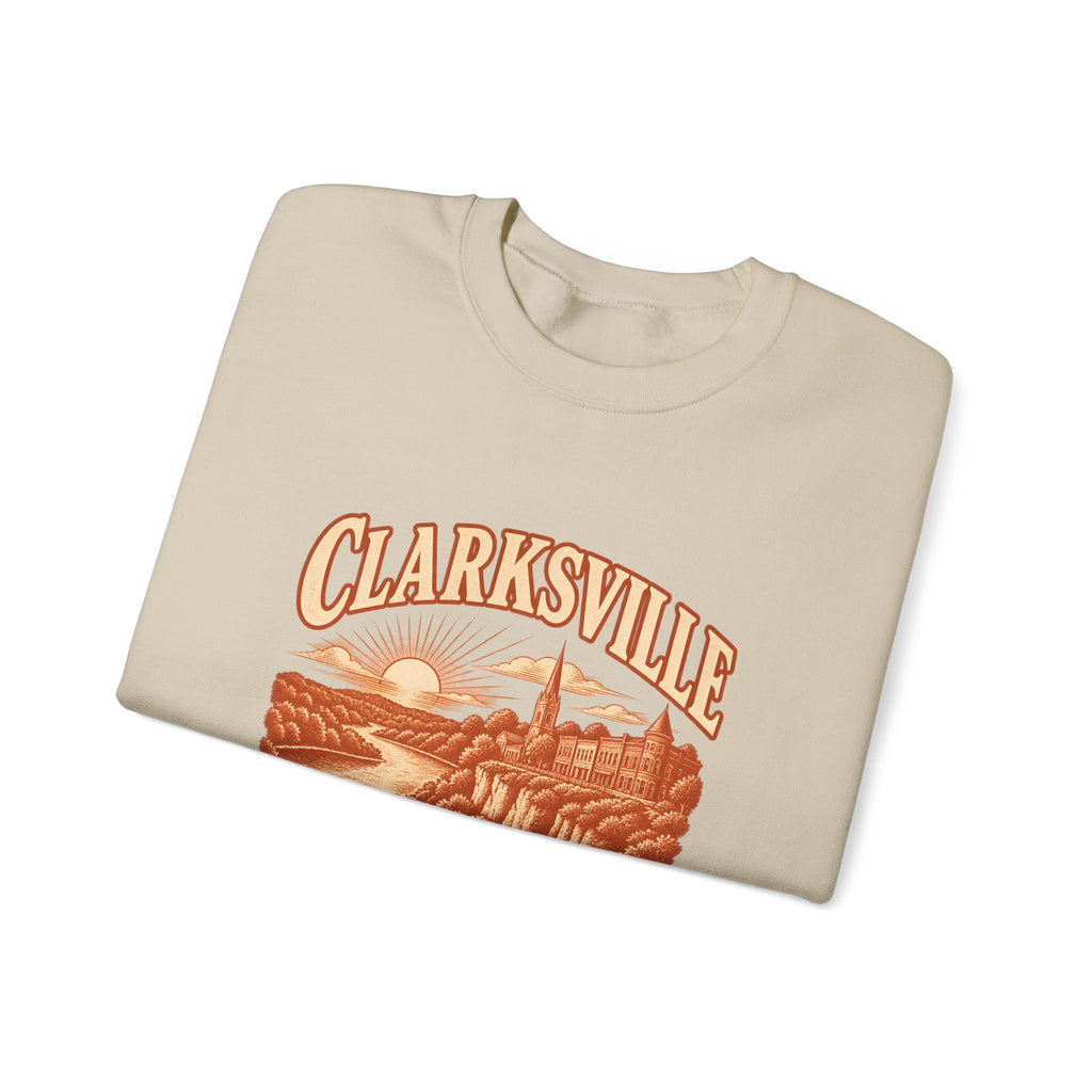 Clarksville Engraved Valley Crewneck Sweatshirt