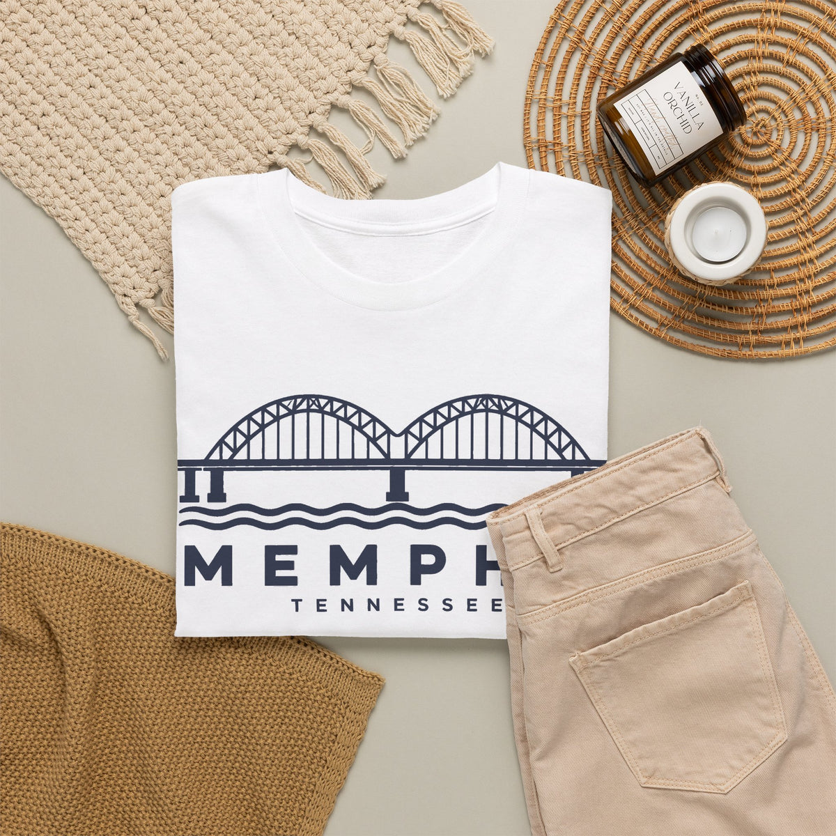 Memphis Hernando de Soto Bridge T-Shirt