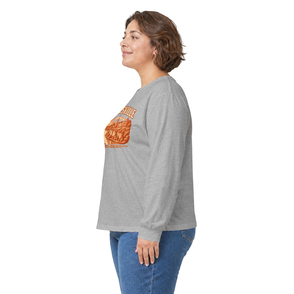 Clarksville Engraved Valley Long Sleeve T-Shirt