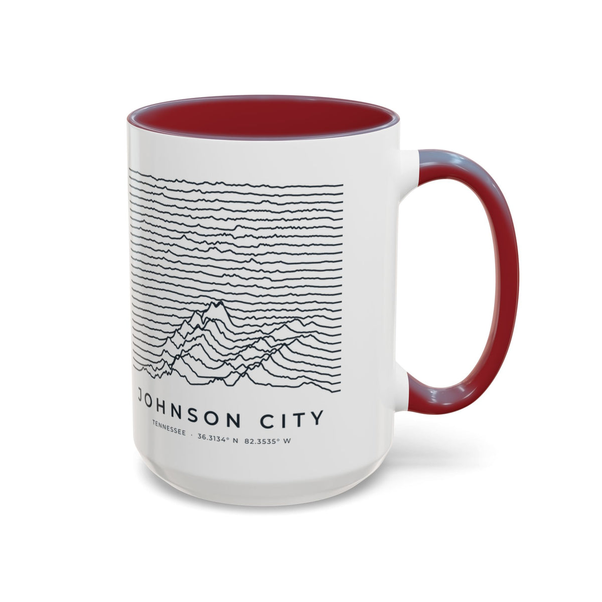 Johnson City Ridgeline Accent Mug