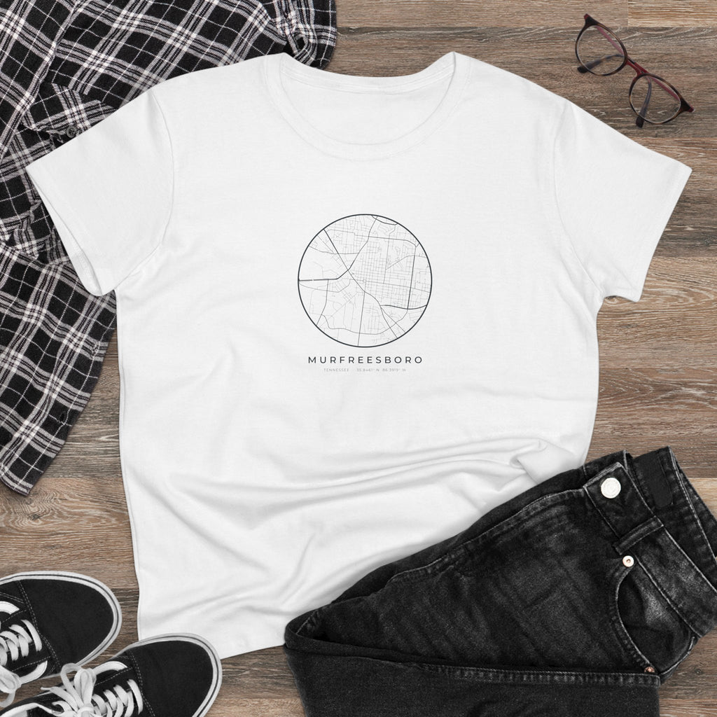 Murfreesboro Street Map Women's T-Shirt