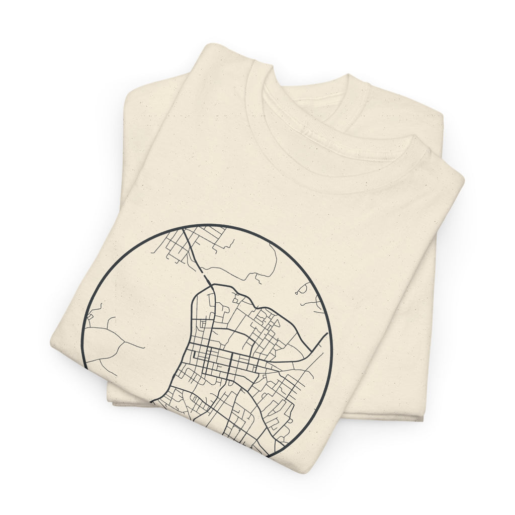 Clarksville Street Map T-Shirt