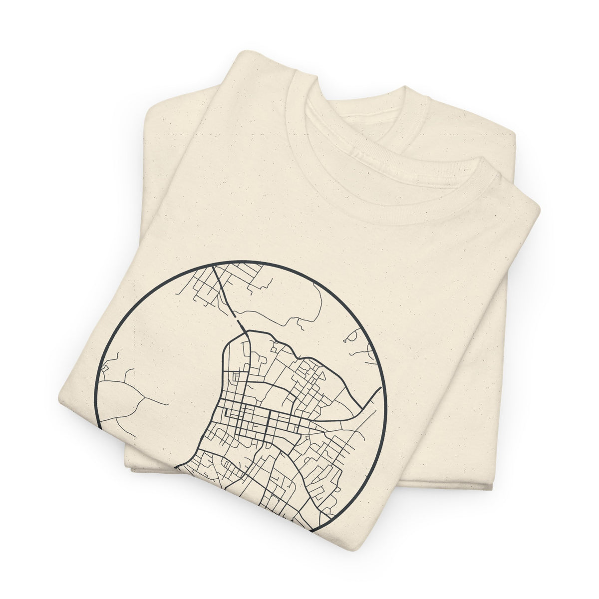 Clarksville Street Map T-Shirt