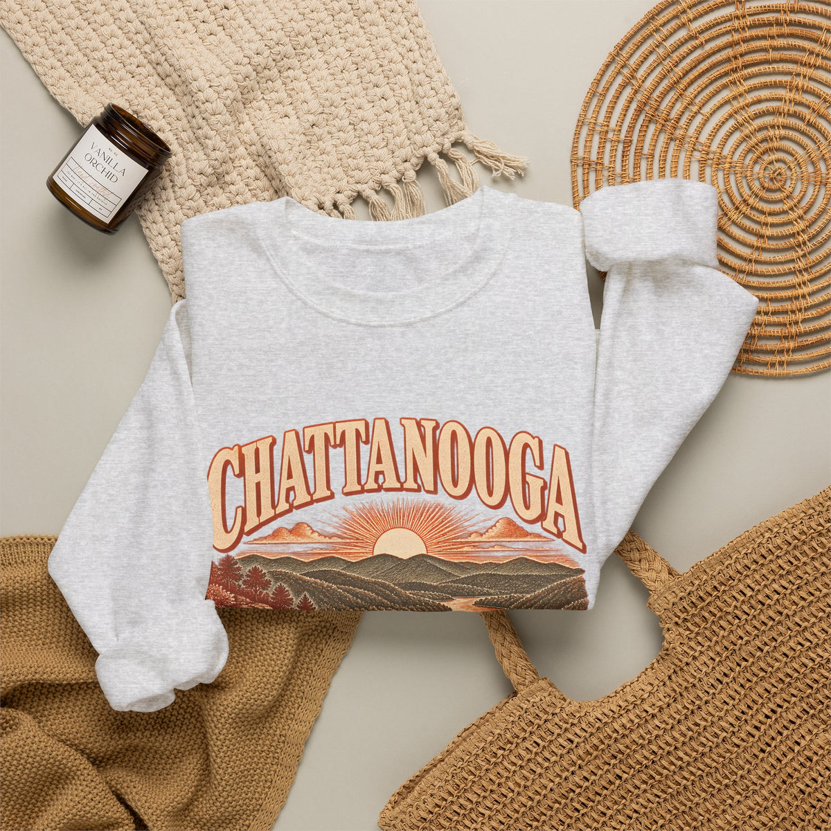 Chattanooga Engraved Valley Crewneck Sweatshirt