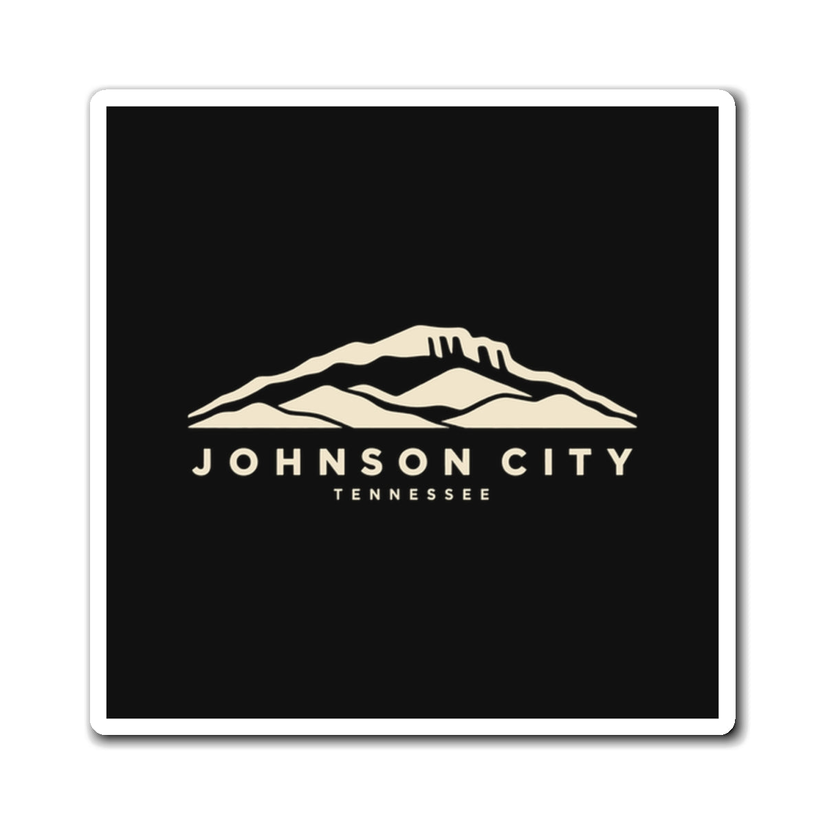 Johnson City Buffalo Mountain Magnet (Black)