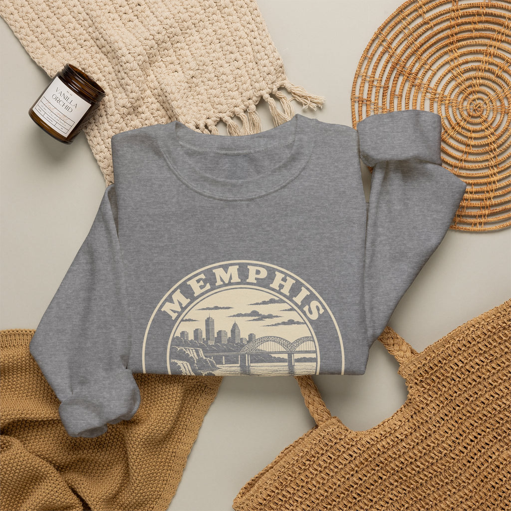 Memphis Park Badge Crewneck Sweatshirt