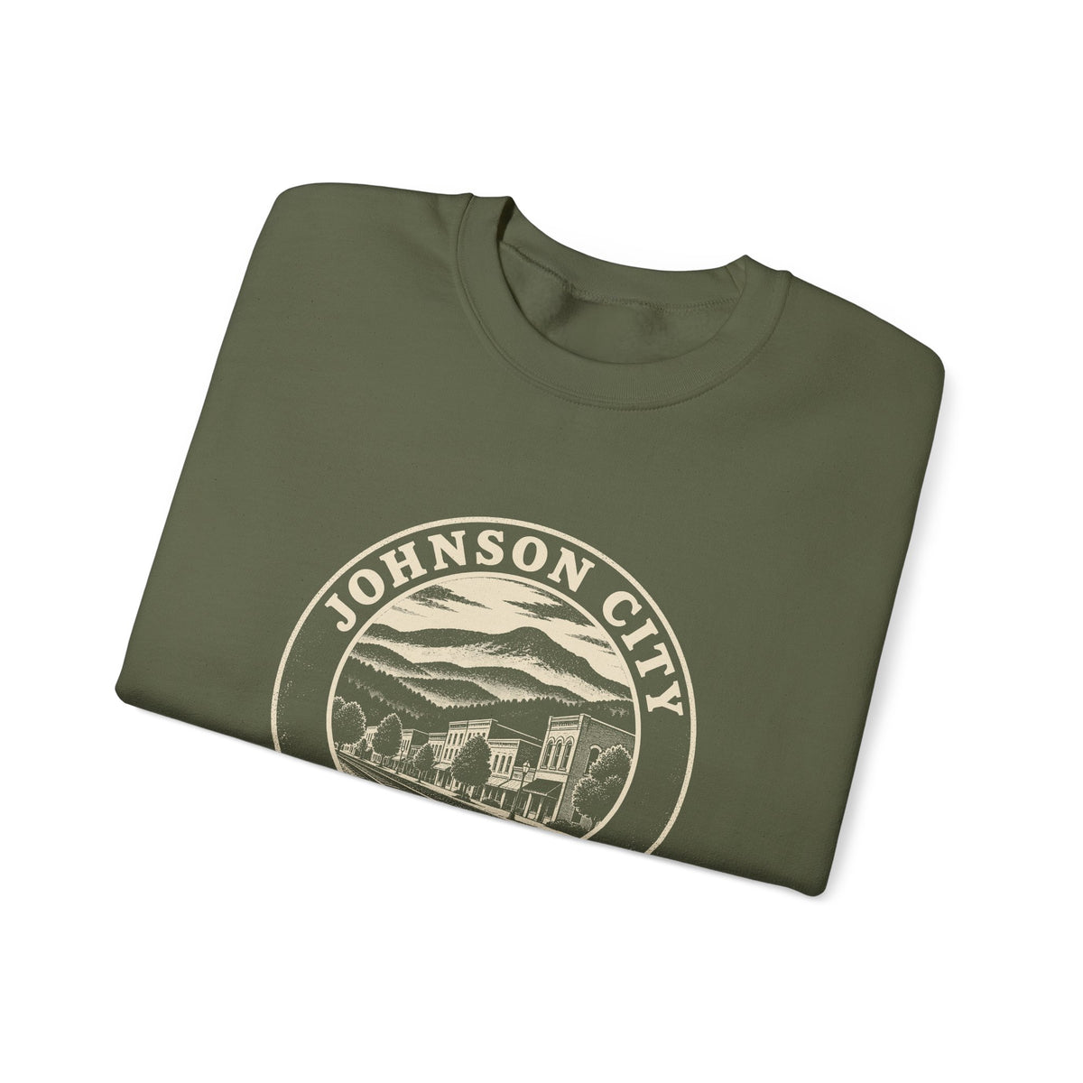 Johnson City Park Badge Crewneck Sweatshirt