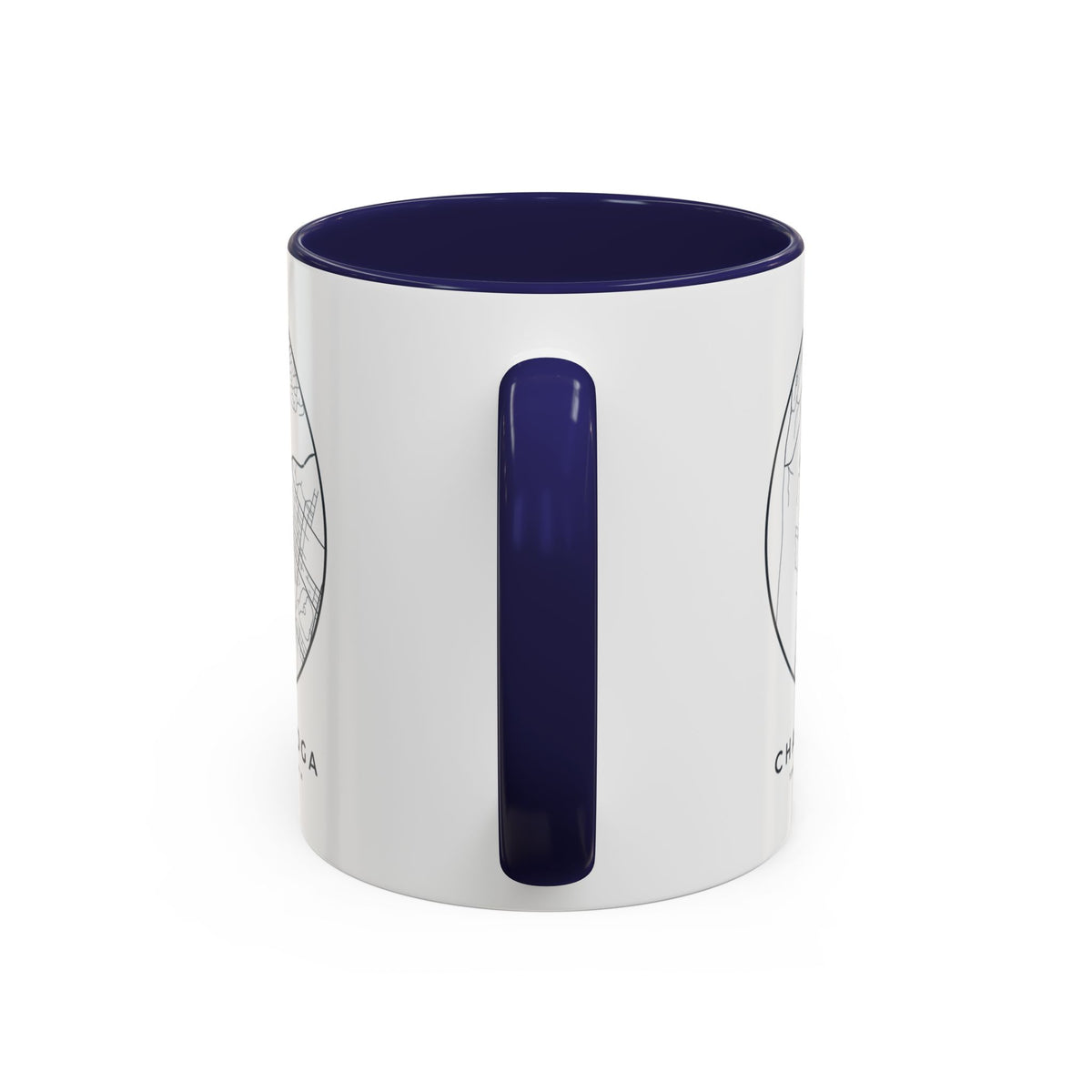 Chattanooga Street Map Accent Mug