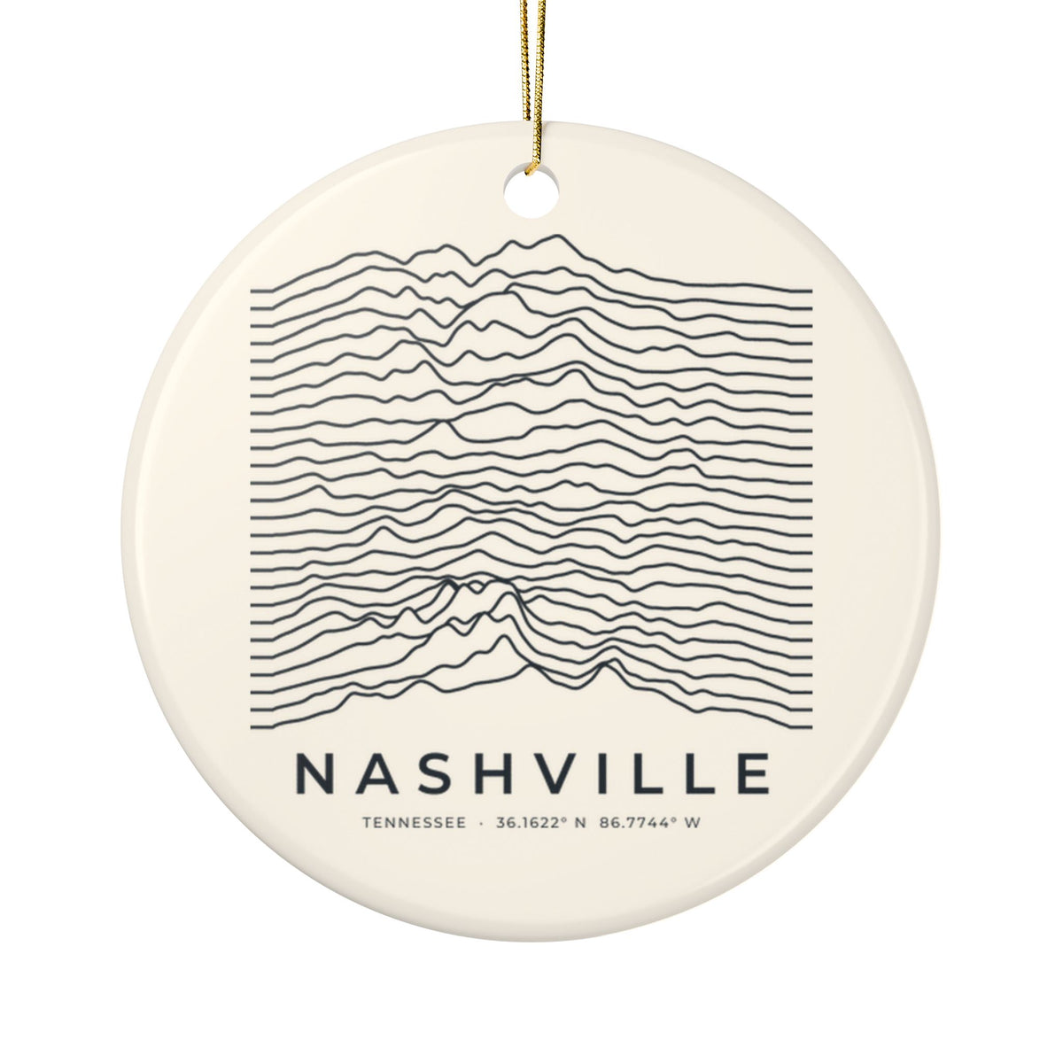 Nashville Ridgeline Ornament