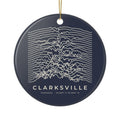 Clarksville Ridgeline Ornament (Navy)