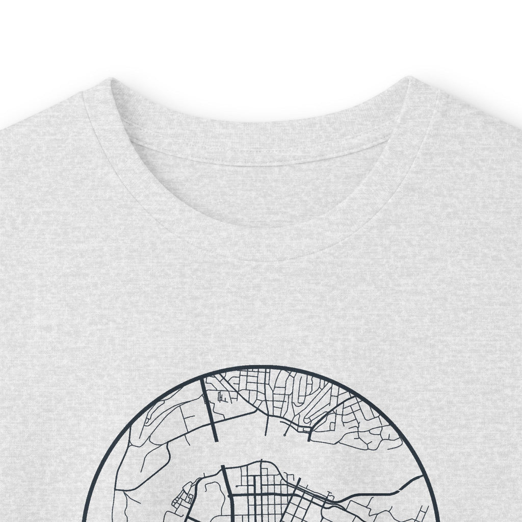 Chattanooga Street Map Long Sleeve T-Shirt