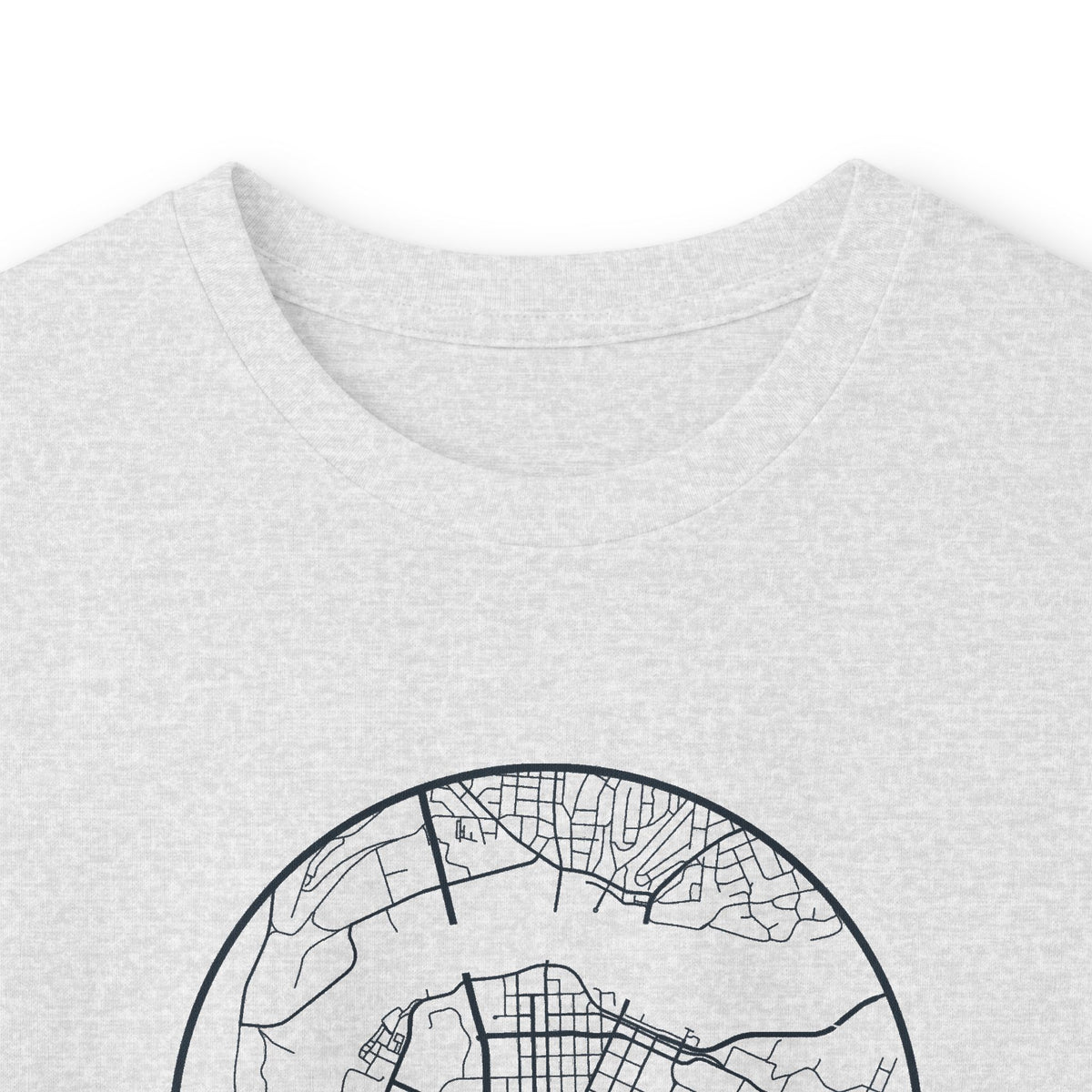 Chattanooga Street Map Long Sleeve T-Shirt