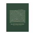 Murfreesboro Ridgeline Canvas Print (Forest Green)