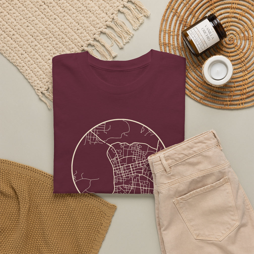 Clarksville Street Map T-Shirt