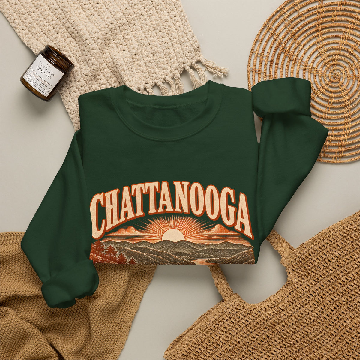 Chattanooga Engraved Valley Crewneck Sweatshirt