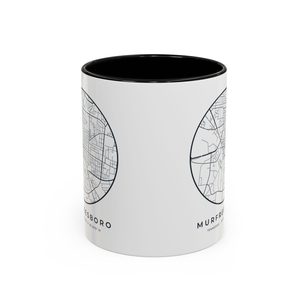 Murfreesboro Street Map Accent Mug
