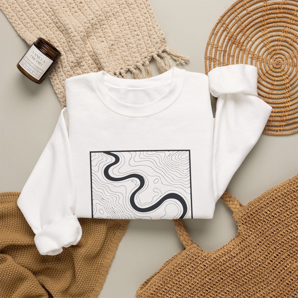 Jackson Topo Map Crewneck Sweatshirt