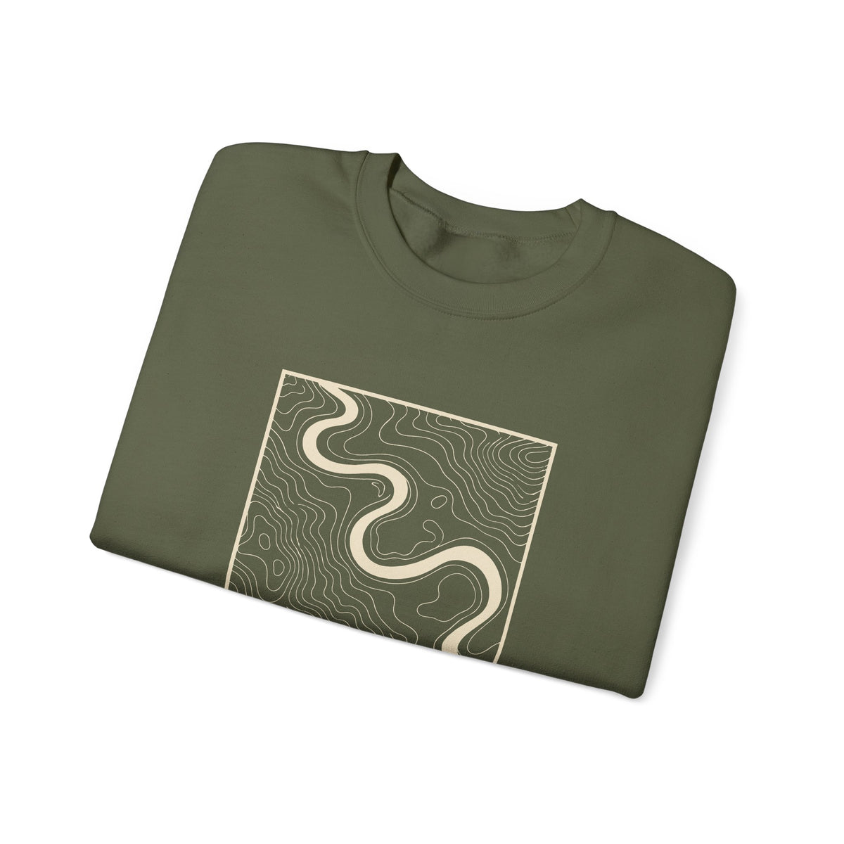 Jackson Topo Map Crewneck Sweatshirt