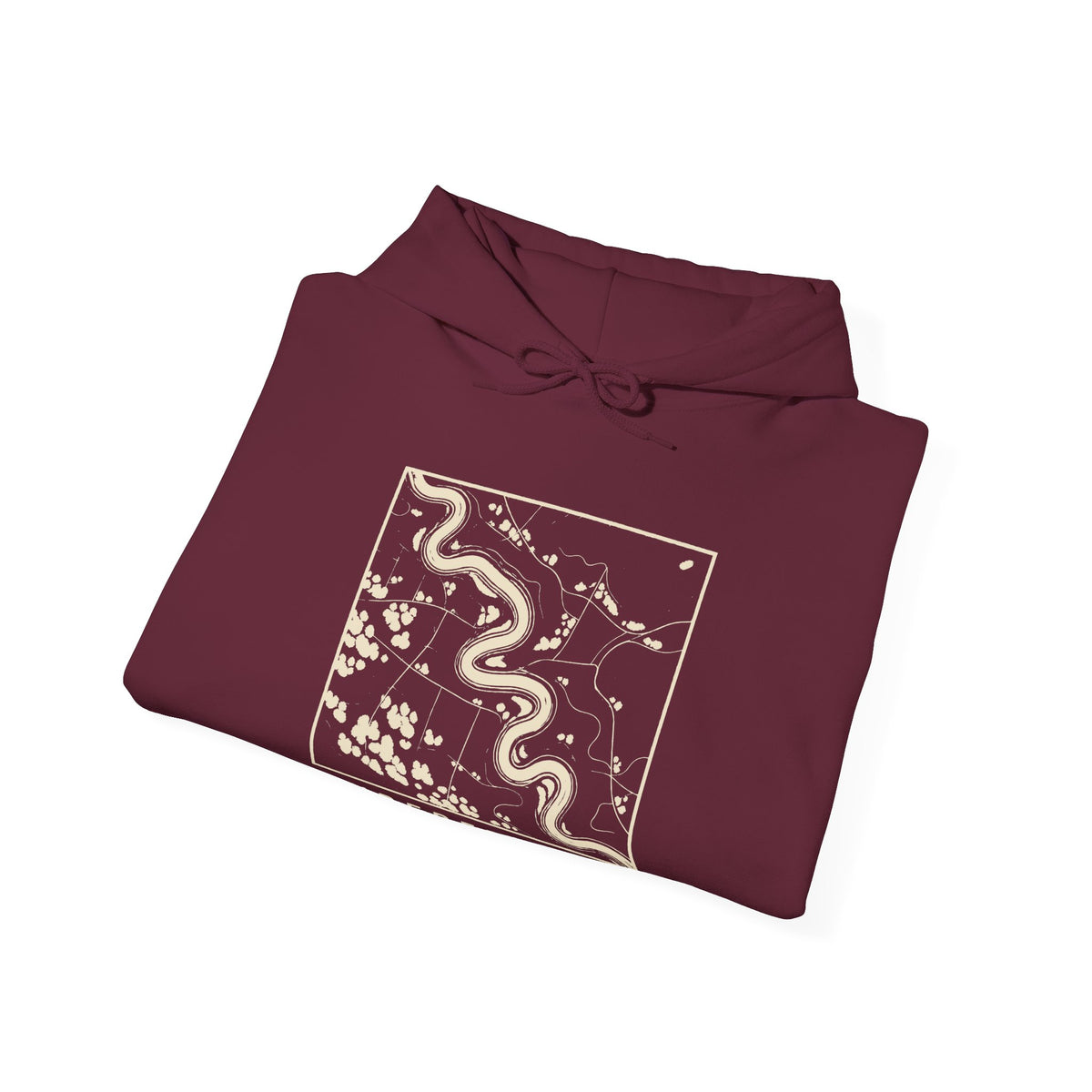 Murfreesboro Topo Map Hoodie