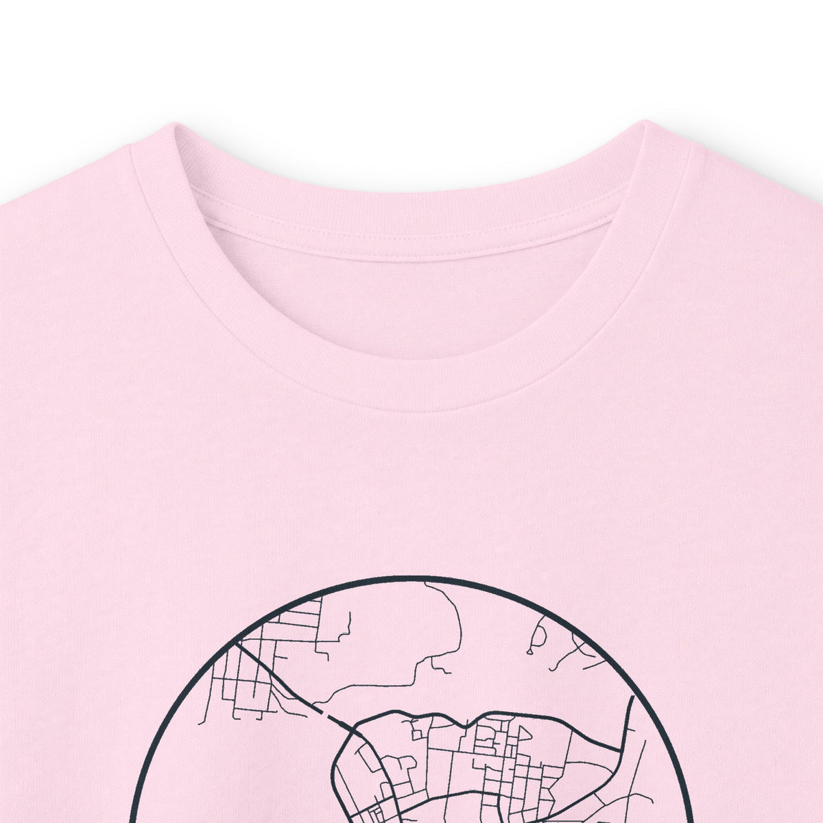 Clarksville Street Map Long Sleeve T-Shirt
