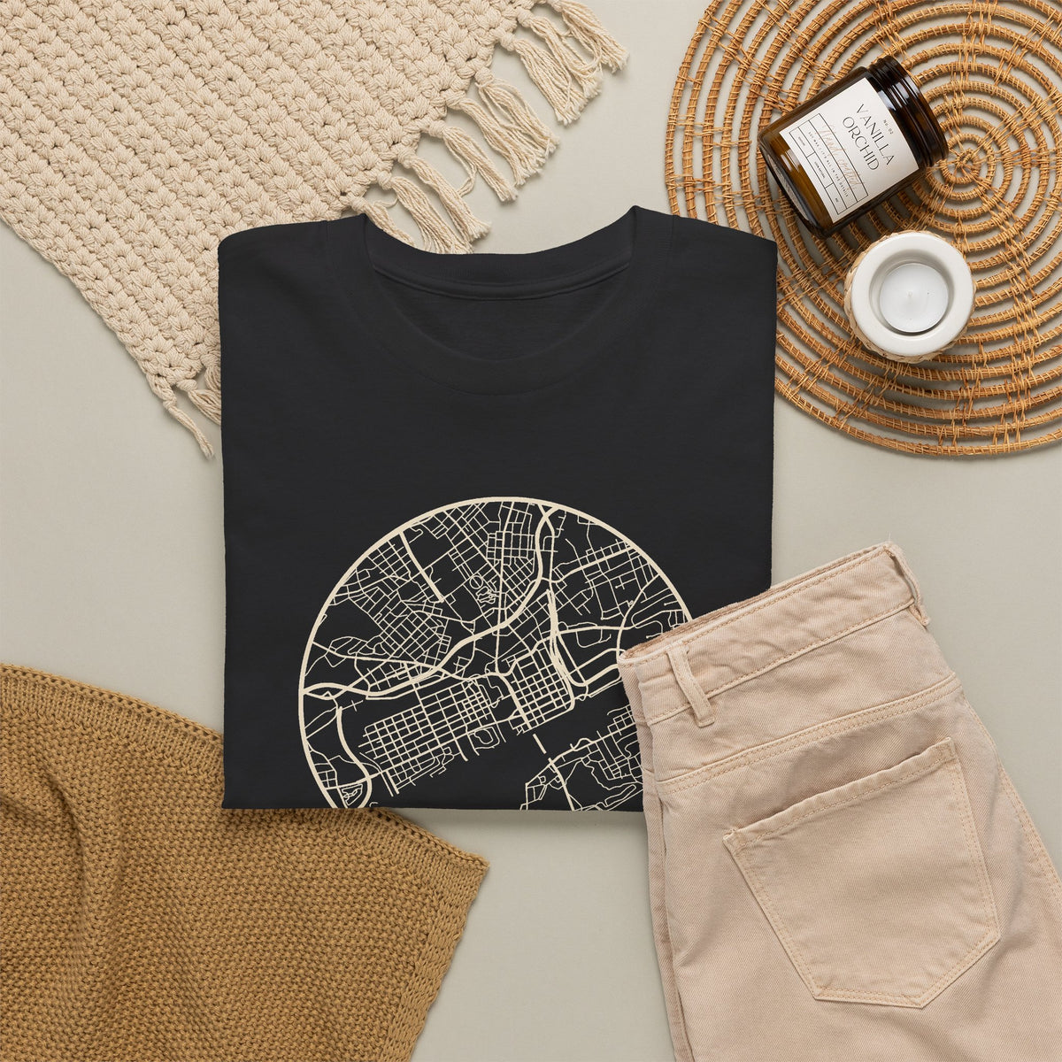 Knoxville Street Map T-Shirt