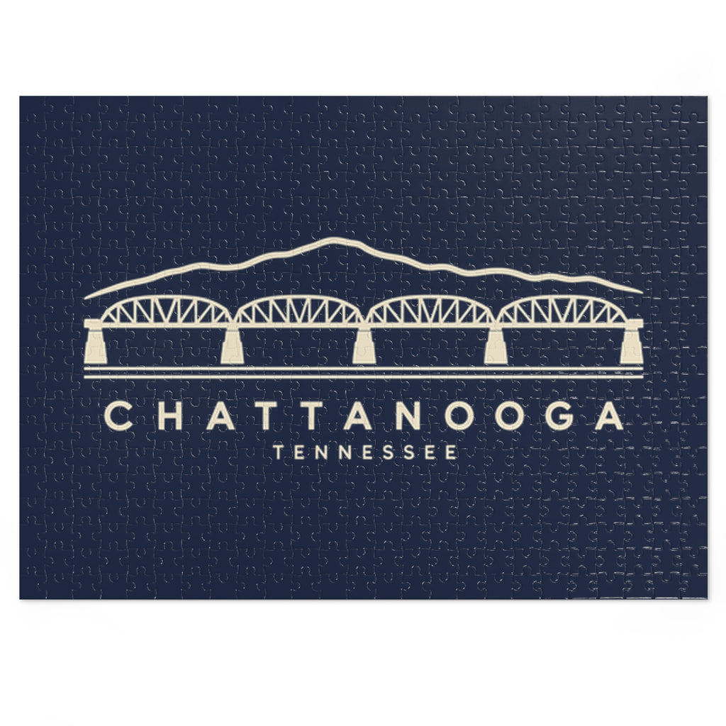 Chattanooga Walnut Street Bridge Puzzle (Navy)