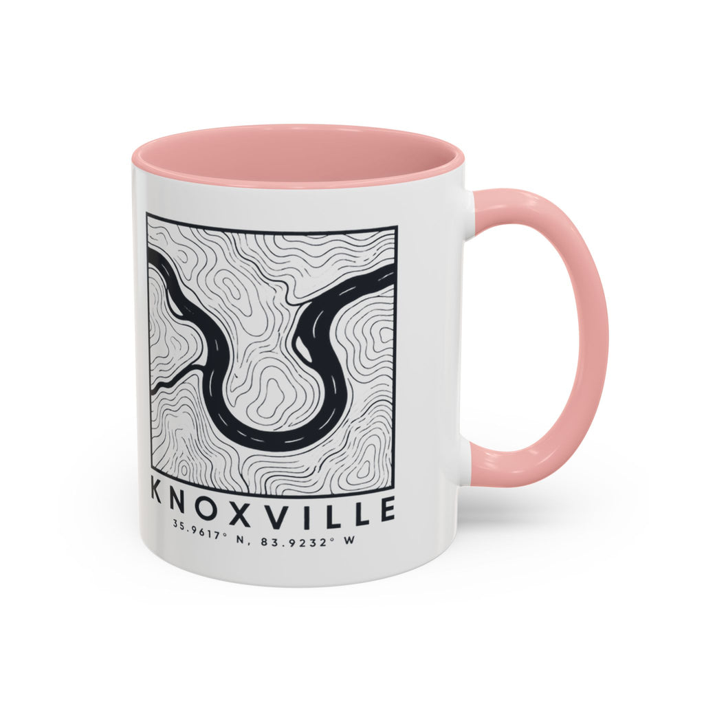 Knoxville Topo Map Accent Mug