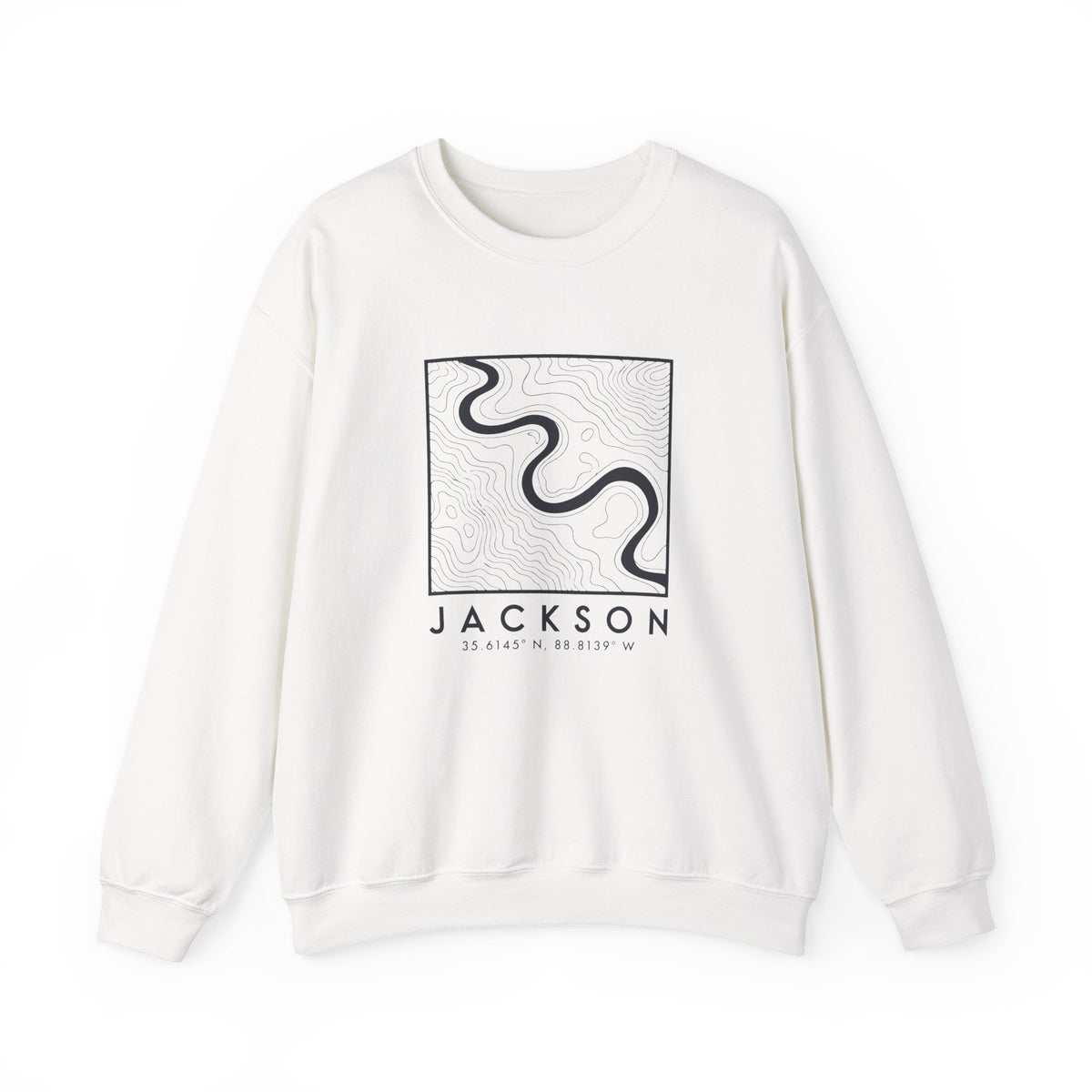 Jackson Topo Map Crewneck Sweatshirt