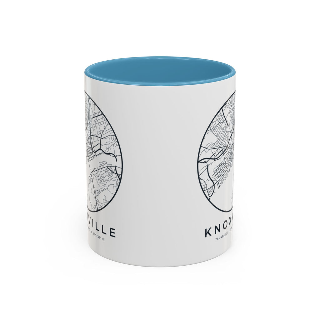 Knoxville Street Map Accent Mug