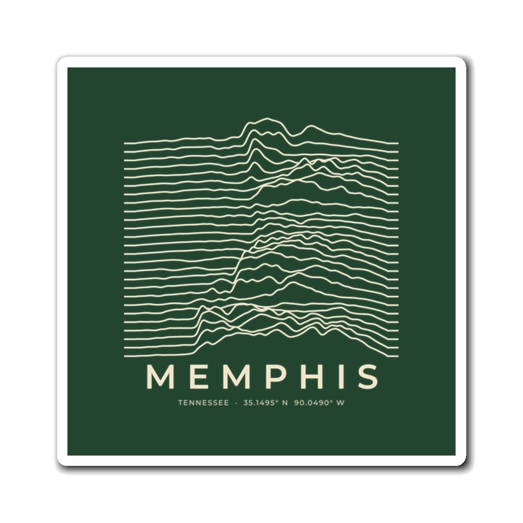 Memphis Ridgeline Magnet (Forest Green)