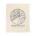 Knoxville Street Map Blanket