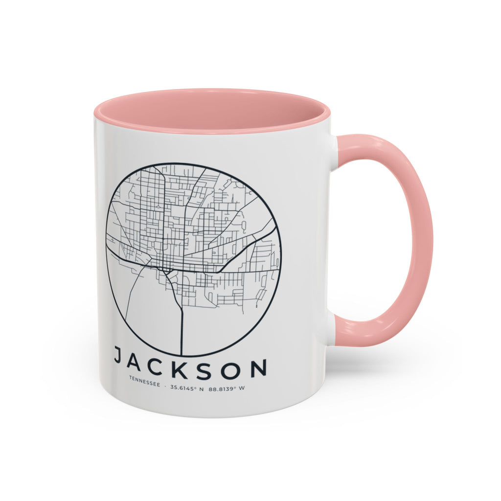 Jackson Street Map Accent Mug