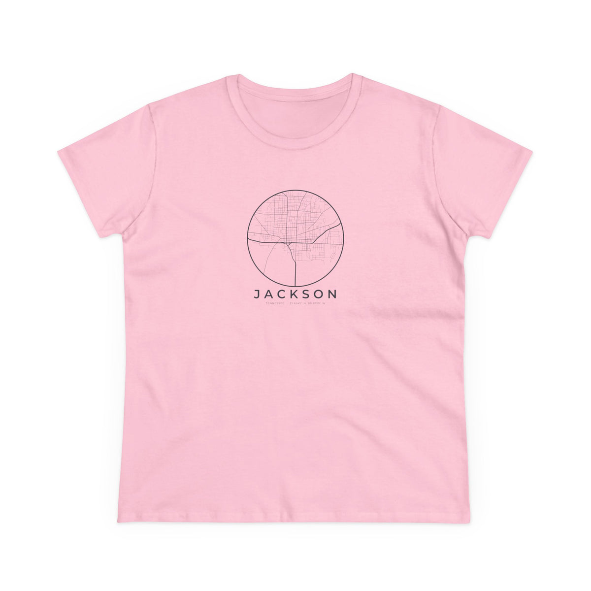 Jackson Street Map Women's T-Shirt