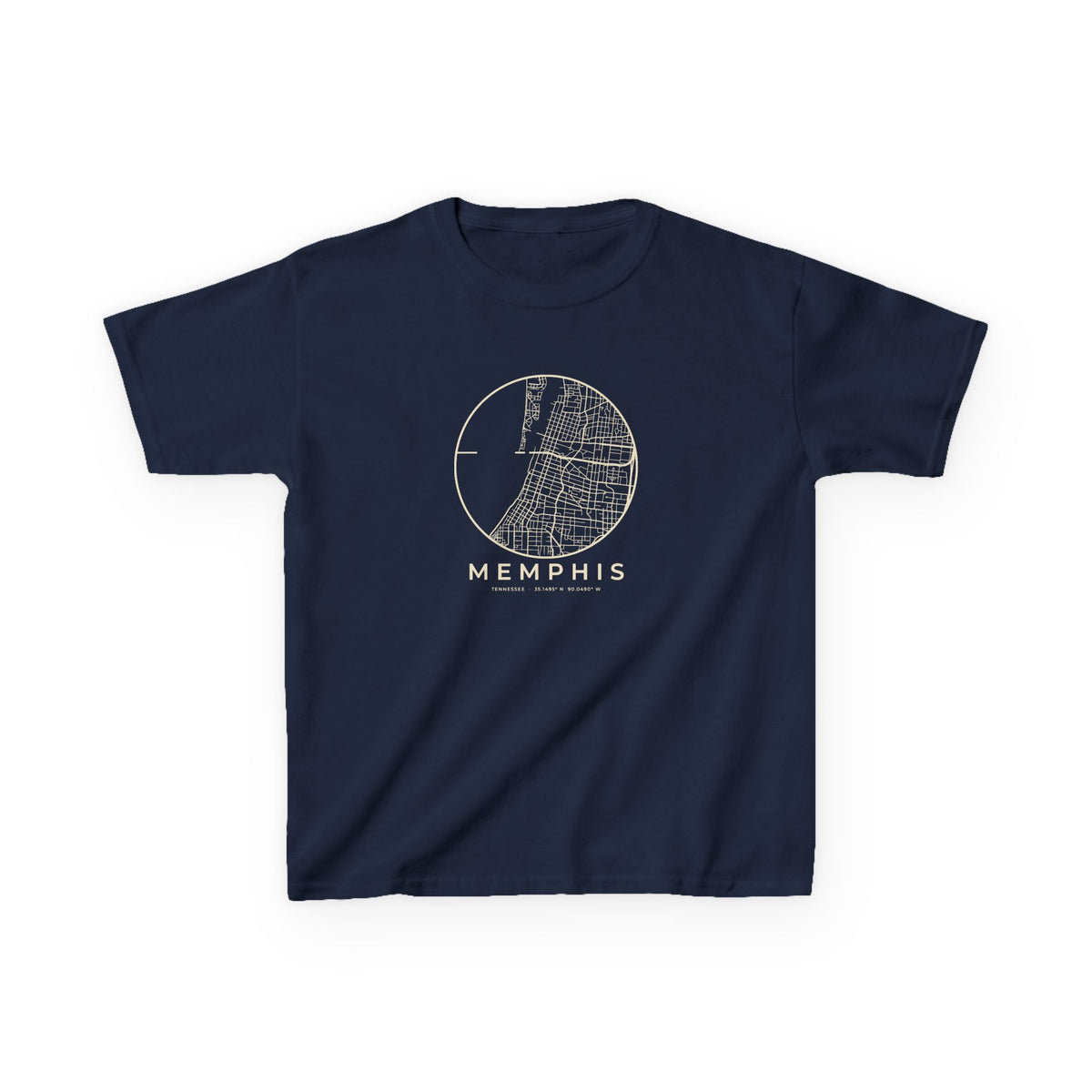 Memphis Street Map Kids T-Shirt